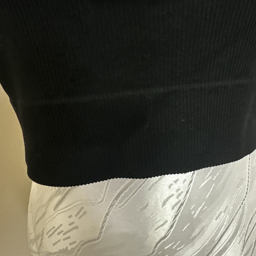 Wild Fable Crop Top Women’s Size Large Black Ribbed Scoop Neck‎ Short Sleeve Y2K - Picture 4 of 11